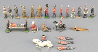 Various Britains military figures 