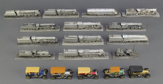 13 Royal Hampshire model locomotives and 5 Chinese model cars 