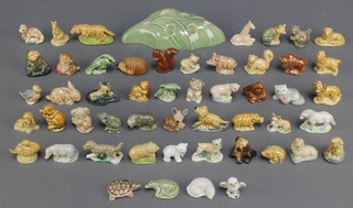 A collection of Wade Whimsies including Wild Animal series 