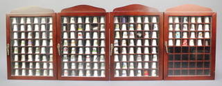 168 various porcelain and other thimbles 