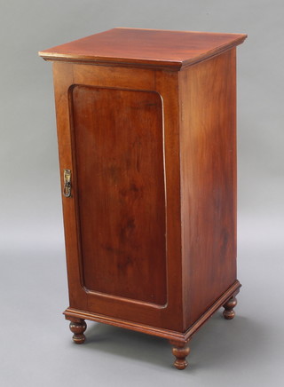 The "Bisque Cabinet", an Edwardian collectors/specimen chest fitted 10 short drawers with brass handles enclosed by a panelled door, the base labelled "Bisque Cabinet" patent no. 25251,1910, raised on turned feet  38"h x 18 1/2"w x 18"d 