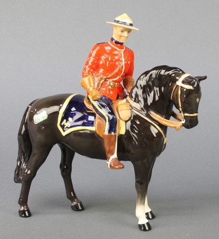 A Beswick figure Canadian Mounty 1375, gloss, 8 1/4" 