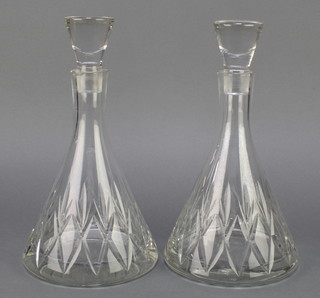 A pair of modern ships decanters 12 1/2" 
