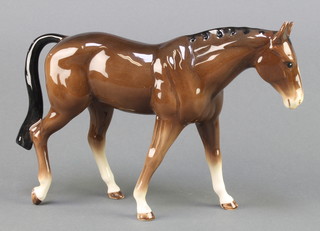 A Sylvac figure of a standing horse 3176 11" 