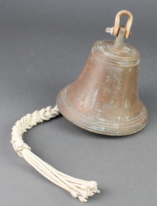 A brass hanging bell 4 1/2" 