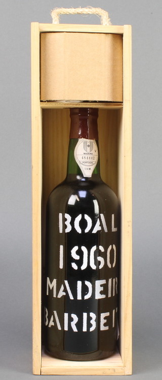 A bottle of 1960 Boal Madeira, boxed and complete with certificate 