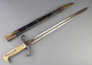 A sword bayonet for an ME1871 Mauser 