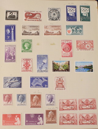 An album of Commonwealth mint stamps