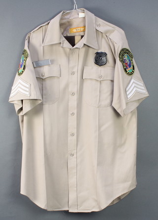 A Miami Airport Police department shirt and trousers 
