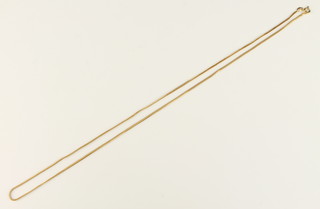 An 18ct yellow gold necklace 5.5 grams