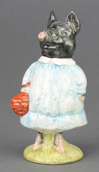 A Beswick Beatrix Potter figure Pig Wig (black) 2381 4" 