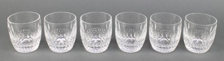 A set of 6 Waterford Crystal Colleen pattern tumblers