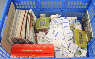 A quantity of cigarette cards and tea card albums etc  