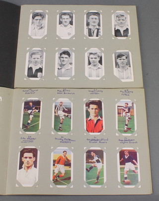 An album of Mitcham Food cards - footballers, an album of Cadet sweet cards - footballers and various Players cigarette cards 