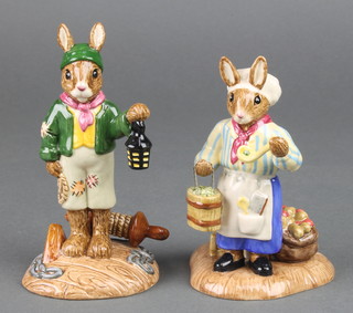 A Royal Doulton Bunnykins figure - The Shipmates Collection Seaman DB322 5" and a ditto figure Ships Cook DB325 3 1/2" boxed