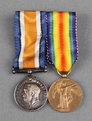 A pair of miniature medals, British War medal and Victory medal 