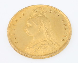 A half sovereign 1887 