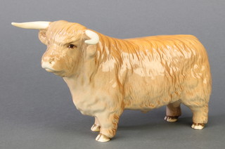 A Beswick figure Highland Bull, gloss, 2008 5" 