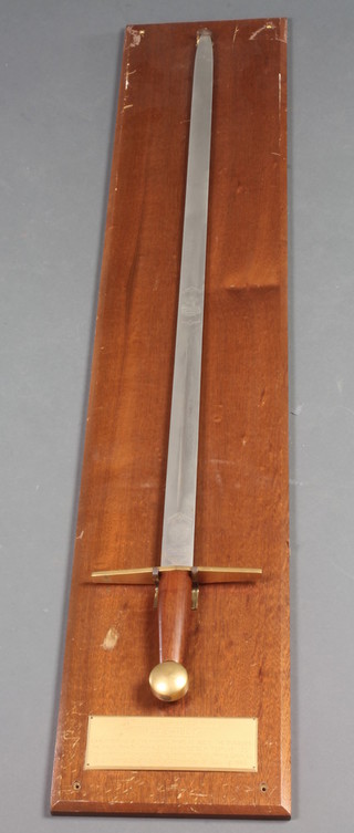 A Wilkinson Sword "The Knightly War Sword", limited edition no. 1715, to commemorate the Investiture of The Prince of Wales 1 July 1969
