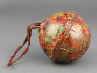 An AB British Ware spherical bakelite string or wool box, marked British AB 797286 (cracked and with a small chip) 