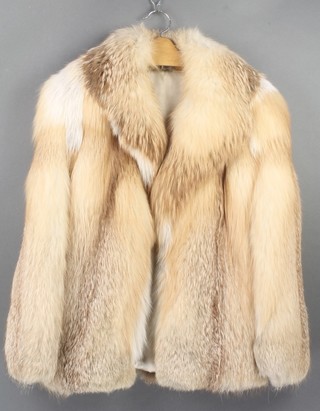 A lady's "fox" fur quarter length jacket 