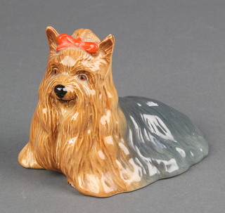 A Beswick figure of a Yorkshire Terrier 1944 4 1/2" 