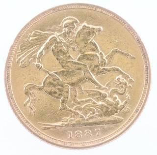 A sovereign 1887