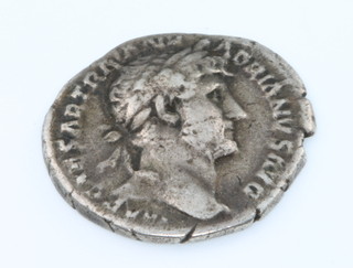 A Roman silver coin