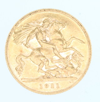 A half sovereign 1911