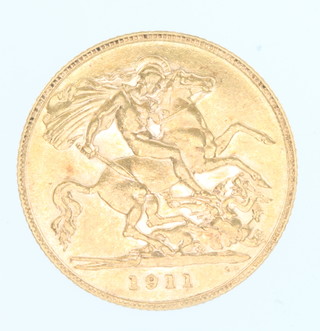 A half sovereign 1911