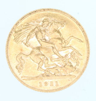 A half sovereign 1911