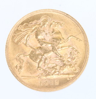 A half sovereign 1912