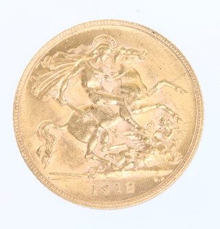 A half sovereign 1912