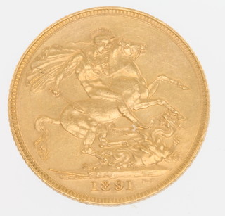 A sovereign 1891