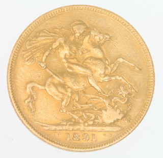 A sovereign 1891