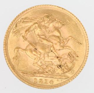 A sovereign 1914