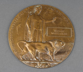 A Death plaque to George Whitehouse 