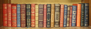 21 various Franklyn Library books with decorative bindings 