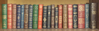 20 various Franklyn Library limited edition books with decorative bindings 
