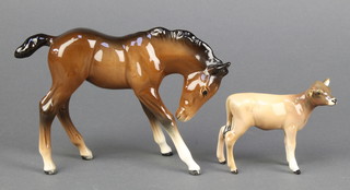 A Beswick figure - Jersey calf 2 3/4" and a ditto foal 6 3/4" 