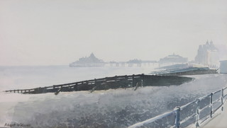 Robert Williams, watercolour, signed, "Eastbourne Pier" 8 1/2" x 15" 