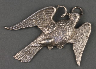 A Masonic silver Deacon collar jewel 63 grams