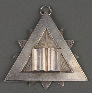 A Masonic silver Chaplains collar jewel Birmingham 1912, 56 grams