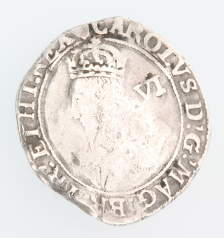 A Charles I sixpence 