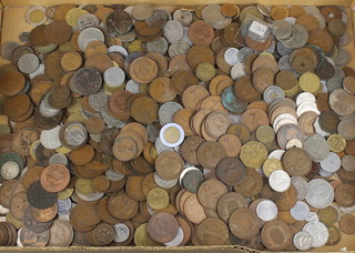 A small quantity of pre-1947 silver coins and minor foreign coins