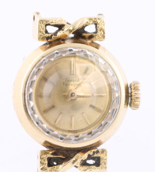 A lady's 18ct yellow gold Girard Perregaux wristwatch 