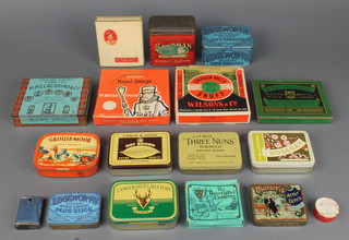 A Lloyd's Bondman tin, a Edgeworth Extra HIgh Grade pipe tobacco tin, a Rajah cigar packet, a  The Three Castle's  full strength cigarettes packet and various other smoking related packaging