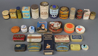 A tin of soluble cocoa essence, a Chemico grinding paste and other tins 
