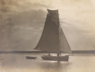 Beken/West of The Isle of Wight, a silver gelatine hand printed photograph of the sailing dinghy "Navigator", negative number unknown, 6" x 8" 