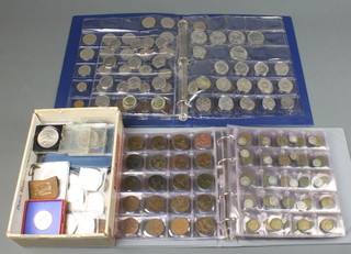 Minor commemorative coins and crowns and a quantity of UK coinage